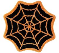 HiyyFloy Spider Web Bath Mat, Halloween Bathroom Mat Non-slip Rugs Spiderweb Carpet Entrance Bedside Mat for Front Door Bedroom Home