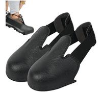 HiyyFloy Toe Cap Safety Shoes Covers Pu Leather Overshoes Protectors Anti Smashing Shoes Covers Toe Protectors for Workplace
