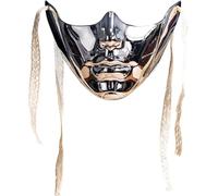 HiyyFloy Unisex Lower Half Face Mask Mechanical Style of the Opera Half Face Mask Punk Masquerade Mask for Halloween Carnival Venetian Mardi Gras