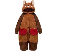 HiyyFloy Unisex Red Pandas Onesie Pajamas, Flannel Animal One Piece Costume Sleepwear Halloween Cosplay Homewear