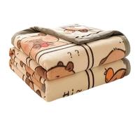 HiyyFloy Wearable Shawl Blanket Full Length Blanket Cartoon Print Air-conditioner Throw Portable Multi-use Blanket for Sofa Office & Travel