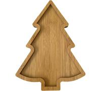 HiyyFloy Wooden Appetizer Tray Christmas Tree Hat Pattern Tray Sushi Food Plate Christmas Tree Serving Board Reusable Cheese Charcuterie Board
