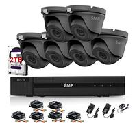 HIZONE PRO 8MP CCTV KIT SECURITY SYSTEM 4K DVR 8CH+&6X 5MP FULL HD METAL HOUSING WATERPROOF IN/OUTDOOR DOME CAMERAS 20M NIGHTVISION P2P MOTION DETECTION EMAIL ALERT REMOTE VIEW (2TB HDD PRE-INSTALLED)