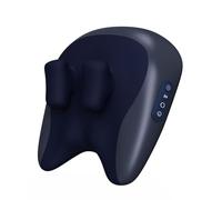 Hizoo Neck Massager, 6d Soft Massage Head, 35° Reverse Arch Ergonomic Support, 2 Levels Hot Compress, Relieve Muscle Tension & Fatigue (Blue)