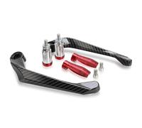 HIZORB Handguards for Ducati Diavel Carbon XDiavel S 1260Diavel 1260-Diavel Motorcycle Brake Clutch Levers Guard Handlebar Grips Covers Protector(Black- Silver)