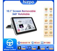 Hizpo 1 Din Autoradio Universal Car Radio Multimedia Player Android UIS7862S Schermo Estraibile Stereo GPS Detachable Panel SWC S4 AHDC2 AI