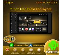 Hizpo 7 Inch AI Voice Universal Android Car Stereo GPS Radio For Toyota 4Runner Camry Corolla Tuntra RAV4 Multimedia Navigation S6-6G 64G-8cores-4G