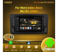 Hizpo 8 Inch Car Radio Player Multimedia For Mercedes Benz M-Class W164 GL-Class X164 ML GL320 Stereo GPS Navigation Carplay DSP HC1CP-1G 32G-4cores