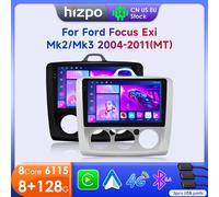 Hizpo 9" 2 Din Car Radio for Focus Exi MT 2 3 MK2/MK3 Multimedia Player Android 14 GPS Navigation Head Unit Stereo 4G+WiFi BT S-4cores 1G 16G -P1