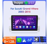 Hizpo 9" Android 13 For Suzuki Grand Vitara 3 2005-2015 Car Radio Multimedia Video Player Navigation GPS 2 Din Carplay 7862 RDS 8cores-3G 32G -S1