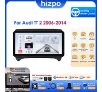HIZPO Android 14 Car Radio Multimedia Player for AUDI TT MK2 8J 2006 2007 - 2014 Carplay Screen Stereo GPS Navi Bluetooth RDS 4G S4 (8core 4G32G)