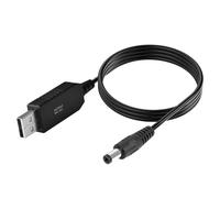 Hizsoaor USB to DC 9V Power Supply Cable - 4.9ft, USB to DC Barrel Jack, Max 9V, 1A, Compatible with Speaker, Router