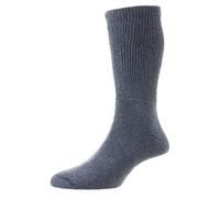 HJ Hall Diabetic Cotton Socks HJ1351 Denim 6-11