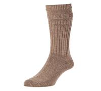 HJ Hall HJ95 Softop Thermal Mens Socks, Taupe, Size 11-13