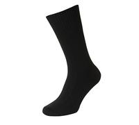 HJ Hall Men INDESTRUCTIBLE Cushioned Sole Sock Sock - Black Size 6-11