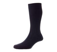 HJ Hall Men INDESTRUCTIBLE Cushioned Sole Sock Sock - Dark Navy Size 6-11