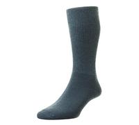 HJ Hall Mens 1 Pair Wool Diabetic Socks 6-11 Mens Airforce