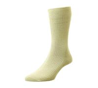 HJ Hall Men's Bamboo Softop Socks, Beige (Oatmeal), 7-10 (Size: 6-11)