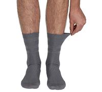 HJ Hall Men's Bamboo Softop Socks, Grey (Mid Grey), 7-10 (Size: 6-11)