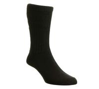 Hj Hall Men's Diabetic Thermal Socks 2 Pack Soft Top Non-Elastic Wool Blend Extra in Black | Size: 6-11 HJ Hall Black 6-11