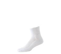 HJ Hall Men's Cotton Rich Short Diabetic Socks (Pack of 2) Breathable Design with Cushioned Sole for Comfort and Circulation White 6-11