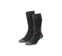 Hj Hall Men's Mens Hiking Wool Socks Fully Cushioned Heavyweight in Grey | Size: 6-11 HJ Hall Grey 6-11