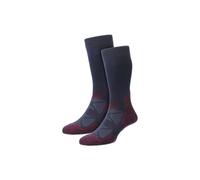 Hj Hall Men's Trekking Wool Socks Cushioned Walking with Arch Support in Navy | Size: 6-11 HJ Hall Navy 6-11