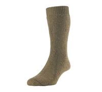 HJ Hall Men's Women's Pack of 1 Rambler Walking Hiking Socks (4-7) Granary