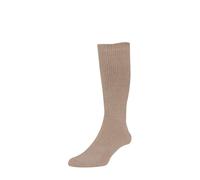 Hj Hall Men's Wool Diabetic Sock 2 Pack in Light Brown | Size: 6.5-11 HJ Hall Light Brown 6.5-11