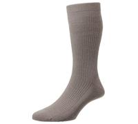 HJ Hall Softop Cotton Socks HJ91 Mink 6-11 (3 pairs)