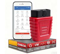 HJ-hghpiftr OBD2 Diagnosegerät Bluetooth Auto Scanner für Android，Fehlercodes Auslesen & Löschen，für VW, BMW, Mercedes, Opel