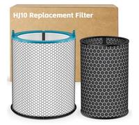 HJ10 HushJet Replacement Filter, Compatible with Dyson HushJet Purifier Compact, Quiet Air Purifier, 360° Electrostatic Filter & 360° Activated Carbon Filter