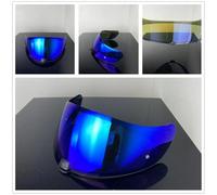 HJ31 C70 FG-17 HJ20M FG-ST Helmet Visor Shield for HJC Electroplating process UV Protection Motorcycle Helmet Accessories(Revo Deep Blue)