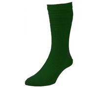HJ90 Hall MENS SOFTOP No Elastic Wool Rich Socks 6-11 3pk Green