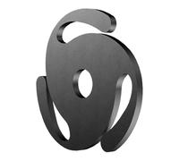 Hjatirace 45 RPM Adapter - 45 RPM Multifunctional Stable Lightweight Professional Insert - Solid Dome Adapter - for Home Professional DJ Music Lover Enthusiast Indoor