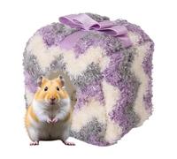 Hjatirace Bunny Bed | Enclosed Soft Warm Nest | Winter Hamster House Small Animal Bed | for Chinchilla Ferret Hedgehog Golden Bear Bunny Squirrel Cage Home Living Room Winter