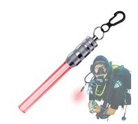 Hjatirace Dive Light - Waterproof Underwater Light with Clip, 2 Modes | Constant On and Flashing LED, Long Life Diving Signal for Diving Enthusiast