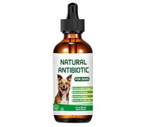 Hjatirace Dog Nutritional Supplement, Veterinary Support, 60ml, Natural A-ntibiotics For Dogs, Pet Multivitamin, Supports Allergy, For Daily Health Care Home Travel