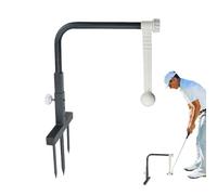 Hjatirace Golf Swing Training Aid | Height Adjustment Putting Exerciser - Golf Swing Trainer Aid - for Outdoor Sports Home Backyard Batting Practice for Golfers Beginners Pros Men Women