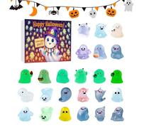 Hjatirace Halloween Ghost,Glow in The Dark Ghost Figurines | Resin Desk Display Doll Haunted House Decorations for Men Women Kids Family Teens