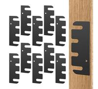 Hjatirace Hinge Shims, Stainless Steel Adjuster Tool, 4 Inch Rust Resistant Cabinet Door Hinge Repair Plate, for Cabinet Frame Repair Home Kitchen