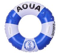 Hjatirace Inflatable Pool Floats | Ring Pool Float Life Preserver Ring With Handle - Tubes, Life Preserver British Style Design for Adult, Women, Beach