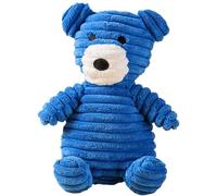 Hjatirace Plush Dog Toy, Interactive Dog Plush, Squeaky Puppies Toy, Gentle On Teeth And Gums, Provides Mental Stimulation, 24cm/9.45 Inches, Blue, Yellow, White, For Pets
