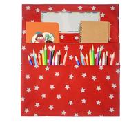Hjatirace Stationery Storage Bag, Seat Pockets Classroom, School Chair Organizer, Lightweight, Foldable, 48x41cm/18.9x16.14 Inches, For School Student Offices