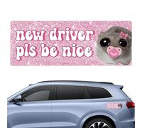 Hjatirace Student Driver Magnet for Car,New Driver Sign,Stickers for Cars Funny Animal Design - for Automotive Decoration Driving Practice Safety Training
