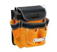 Hjatirace Tool Belt Pouch | Detachable Multiple Pockets Holder,with Shoulder Strap Waterproof Work Pouch for Men,Construction, Electrical, Repair, Professional, Garden, Electrician