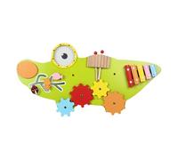 Hjatirace Wall Activity Board, Easy Installation, Wooden, Wooden Môntessori Busy Bôârd Panels, Tôddler Wall Mounted Activity Center, Motor Skills Support, For Kids, Girls, Boys