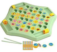 HJBGBQKTS Flip Fun Children's Matching Board Game | Matching Memory Puzzle | Parent-Child Interaction | 54-Piece Educational Puzzle Game Featuring Animal, Fruit and Transport Themes