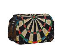 HJBNW Dart Board Pencil Case Multi- Slot Pencil Pouch Big Capacity Pencil Bag Portable Makeup Bag for Men Women