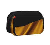 HJBNW Germany Flag Pencil Case Multi- Slot Pencil Pouch Big Capacity Pencil Bag Portable Makeup Bag for Men Women